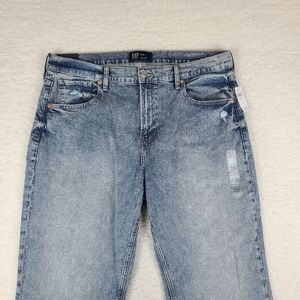 GAP Jeans Womens 16/33 Blue '90s Loose Fit Medium Wash Denim NWT NEW